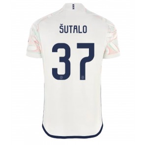 Maillot de foot Ajax Josip Sutalo #37 Extérieur 2023-24 Manches Courte